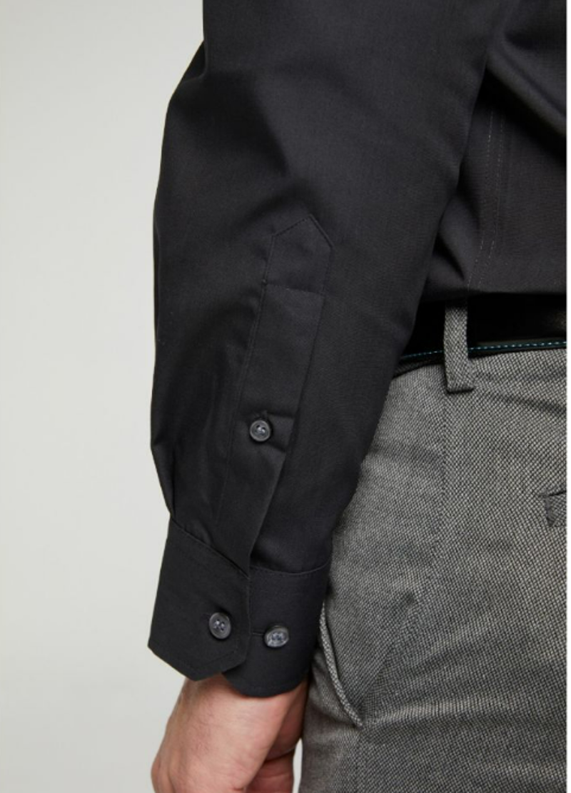 D2 King Size Long Sleeve Shirt Black SLX4500R-1